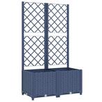 Plantenbak met Latwerk - 80x40x136 cm - Tweedekansje! OP=OP, Kunststof, Nieuw, Ophalen of Verzenden, 60 tot 100 cm
