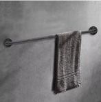 Industriële Handdoekhouder – Zwart Ijzeren Wandrek 85 cm, Huis en Inrichting, Kasten | Wandmeubels, Verzenden, Nieuw