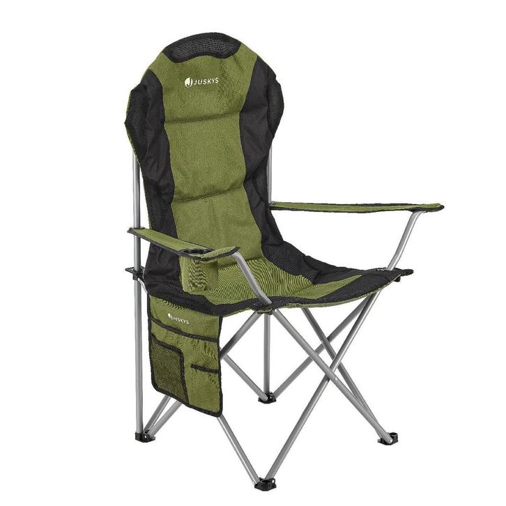 Inklapbare Campingstoel / Vouwstoel Lido - Groen - Incl. Opb, Caravans en Kamperen, Kampeermeubelen, Nieuw, Verzenden