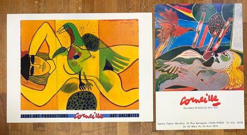 Guillaume Corneille (1922-2010) - Lot de 2 affiches : Le Nu, Antiek en Kunst, Kunst | Tekeningen en Foto's