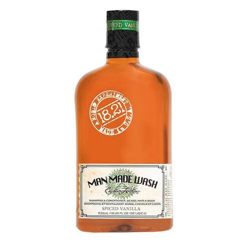 18.21 Man Made  Wash Vanilla  530 ml, Sieraden, Tassen en Uiterlijk, Uiterlijk | Haarverzorging, Nieuw, Verzenden