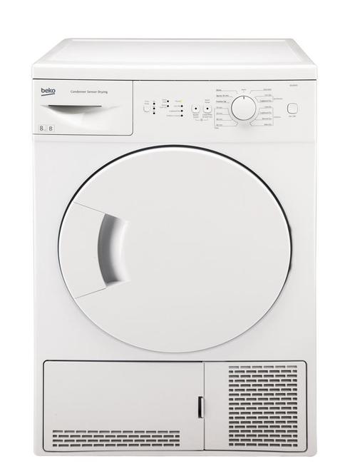 Beko Dsc85w Condensdroger 8kg, Witgoed en Apparatuur, Wasdrogers, Zo goed als nieuw, Voorlader, 85 tot 90 cm, Ophalen of Verzenden