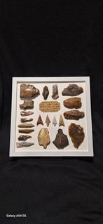 Neolithisch Vuursteen prachtige collectie punt, pijl en lans, Verzamelen