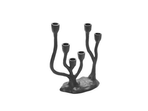 Veiling - Kaarsen kandelaar small voor 6 kaarsen aluminium v, Huis en Inrichting, Woonaccessoires | Wanddecoraties