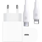 USB-C Adapter +  iPhone Kabel USB C - Voor iPhone 8, X, 11,, Ophalen of Verzenden, Nieuw