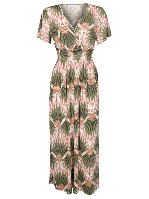 Maxi Jurk Leonie Groen, Kleding | Dames, Jurken, Verzenden