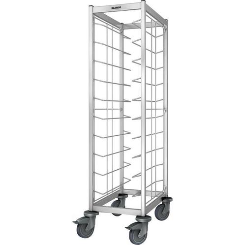 RVS Dienbladenwagen | 10 dienbladen | 54x63,5x167,8 cm, Zakelijke goederen, Horeca | Meubilair en Inrichting, Verzenden