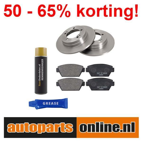 Remschijven + Remblokken Mitsubishi Eclipse achterzijde, Auto-onderdelen, Besturing, Nieuw, Mitsubishi, Verzenden