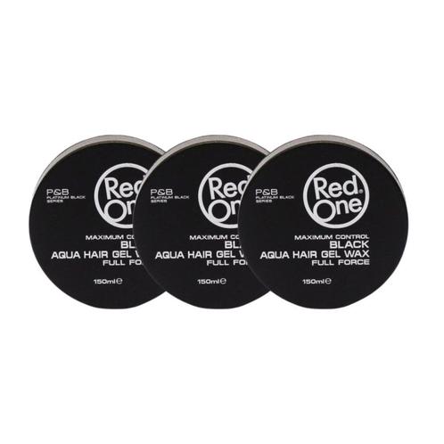 Red One Full Force Aqua Wax Zwart 3x150ml, Sieraden, Tassen en Uiterlijk, Uiterlijk | Haarverzorging, Gel, Wax, Haarlak of Mousse