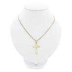 Gouden hanger van een kruis (religieus, kruis kettinghanger), Sieraden, Tassen en Uiterlijk, Bedels, Ophalen of Verzenden, Gebruikt