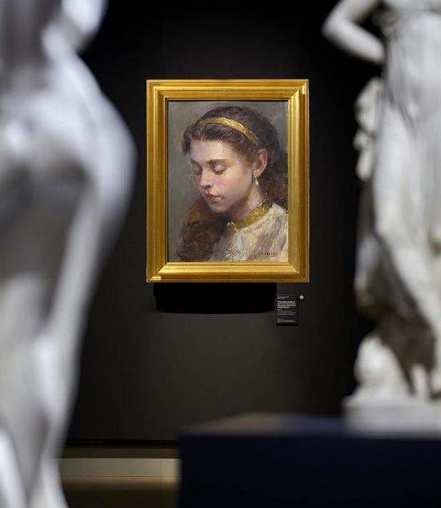 Scuola Napoletana (XX) - Ritratto di ragazza - NO RESERVE, Antiek en Kunst, Kunst | Schilderijen | Klassiek