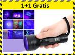 Höfftech Zaklamp UV licht - 1+1 Gratis, Caravans en Kamperen, Zaklampen, Verzenden, Nieuw