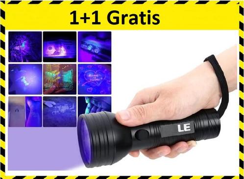 Höfftech Zaklamp UV licht - 1+1 Gratis, Caravans en Kamperen, Zaklampen, Nieuw, Verzenden