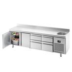 GGM Gastro | Koelwerkbank Premium PLUS - 2452x600mm - met 1, Verzenden, Nieuw in verpakking