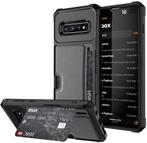 DrPhone Galaxy S10+Plus TPU Kaarhouder Armor Case met magnet, Nieuw, Verzenden