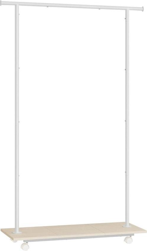 Kapstok - kledingrek - breedte 98.5 cm - max 50 kg - wit, Huis en Inrichting, Woonaccessoires | Kapstokken, Verzenden