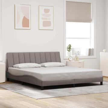 vidaXL Bedframe zonder matras Hanko stof taupe 180x200 cm beschikbaar voor biedingen