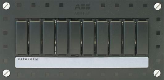 ABB HAF HLD 11 LEDIGE KAST SLEUF 177 DINRAIL, Doe-het-zelf en Verbouw, Elektra en Kabels, Nieuw, Ophalen of Verzenden