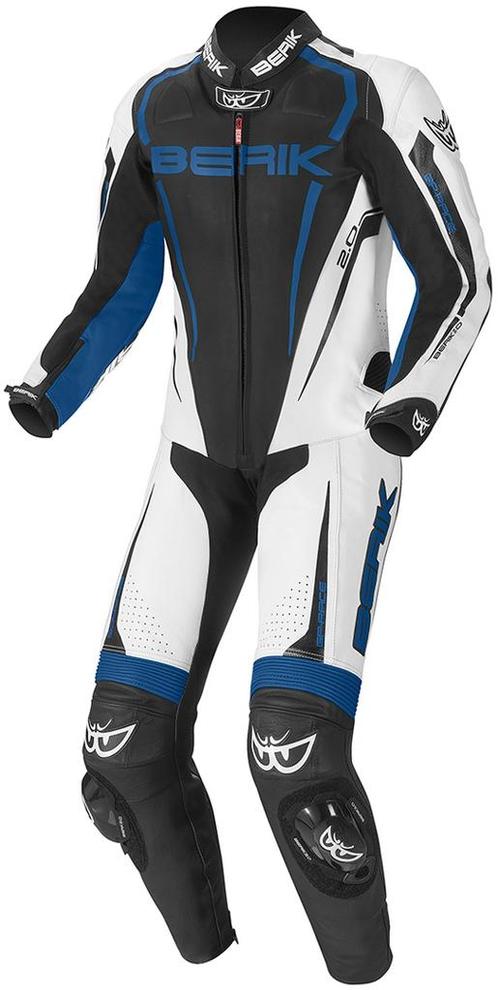 Berik Race-X Zwart Wit Blauw 1-Delig Motorpak, Motoren, Kleding | Motorkleding, Heren, Nieuw met kaartje, Overall, Verzenden