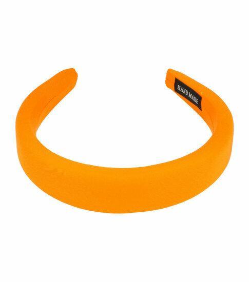 Haarband Diadeem Dik Effen Stof Oranje, Sieraden, Tassen en Uiterlijk, Uiterlijk | Haarverzorging