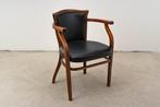 Thonet - Adolf Loos - Fauteuil - Nee. 6048 - Beuken, Leder, Antiek en Kunst