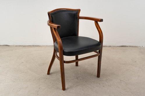 Thonet - Adolf Loos - Fauteuil - Nee. 6048 - Beuken, Leder, Antiek en Kunst, Kunst | Designobjecten