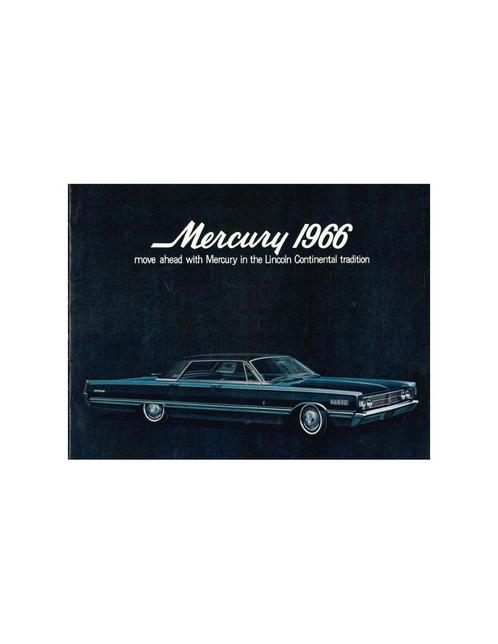 1966 MERCURY PROGRAMMA BROCHURE ENGELS (USA), Boeken, Auto's | Folders en Tijdschriften
