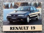 Renault 19 – handleiding/instructieboekje, Boeken, Auto's | Boeken, Verzenden, Gelezen, Renault