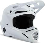 FOX V3 Solid Wit Kinder Crosshelm, Motoren, Kleding | Motorhelmen, Nieuw met kaartje, Overige merken, Heren, Offroadhelm