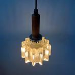 Small Mid Century Crystal Glass Pendant Lamp, Ophalen of Verzenden, Nieuw