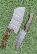 Premium Handmade Artisan Damascus Resin Handle Chef, Antiek en Kunst