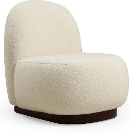 Asir luxe fauteuil Wit van €399 voor €149 NIEUW UITVERKOOP, Huis en Inrichting, Fauteuils, 75 tot 100 cm, Nieuw, 50 tot 75 cm