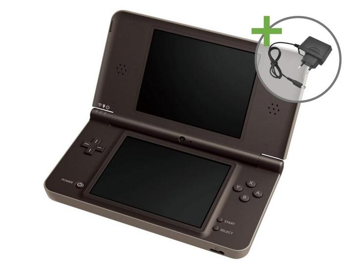 Nintendo DSi XL - Gold Brown, Spelcomputers en Games, Spelcomputers | Nintendo DS, Zo goed als nieuw, Ophalen of Verzenden