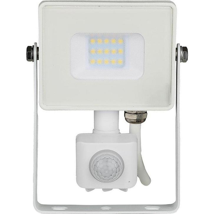 LED Bouwlamp 10 Watt met Sensor - LED Schijnwerper - Viron, Doe-het-zelf en Verbouw, Bouwverlichting, Lamp met armatuur, Nieuw
