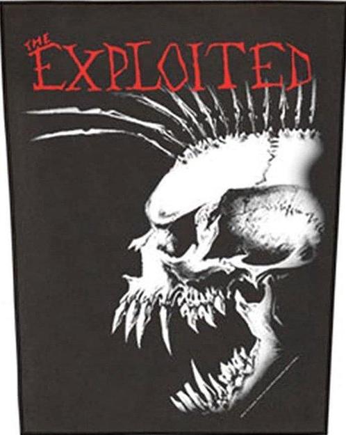 The Exploited Bastard Skull Backpatch officiële merchandise, Verzamelen, Muziek, Artiesten en Beroemdheden, Kleding, Nieuw, Ophalen of Verzenden