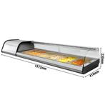 GGM Gastro | Tapas opzetkoelvitrine Premium PLUS - 8x GN 1/3, Zakelijke goederen, Horeca | Meubilair en Inrichting, Verzenden