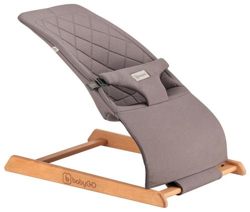 BabyGo Skippy Grey Bouncer Wipstoel 1751, Kinderen en Baby's, Wipstoeltjes, Nieuw, Verzenden