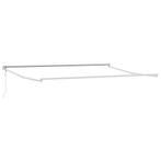 Markies 4x3m Wit Metaal - Schaduwdoek | OP = OP | 40% Kor..., 450 cm of meer, Nieuw, Ophalen of Verzenden, Knikarmscherm