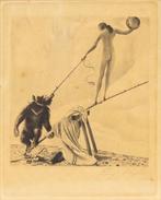 Richard Müller (1874-1954) - On the swing, Antiek en Kunst