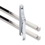 Pomp-espagnolet Elegant glans chroom inclusief 2 stangen, Verzenden, Nieuw