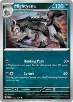 Mightyena 114/167 reverse holo Twilight Masquerade, Ophalen of Verzenden, Nieuw, Losse kaart, Foil