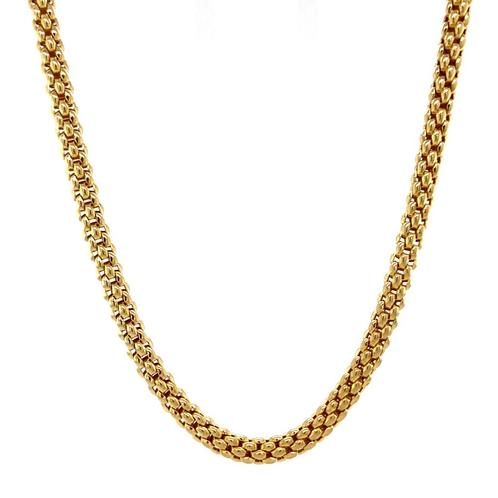 Gouden vintage fantasie collier 14 krt, Sieraden, Tassen en Uiterlijk, Kettingen, Nieuw, Ophalen of Verzenden