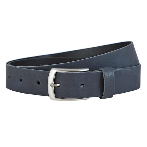 Landley Nette Leren Jeans Pantalon Riem Unisex Blauw - 115, Kleding | Heren, Riemen en Ceinturen, Nieuw, Verzenden