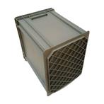 Kunststof bak met handgreep 400x300x385 mm, PP grijs,, Ophalen of Verzenden, Nieuw