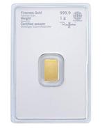 1 gram - Goud - Heraeus, Germany (Zonder Minimumprijs), Postzegels en Munten, Edelmetalen en Baren