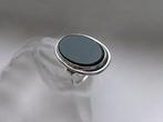 Zilver, Onyx - Ring - Art Deco Signet
