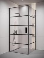 Douchecabine Alava 90 x 90 x 190cm Zwart strepen Douchewand, Verzenden, Nieuw, Douche