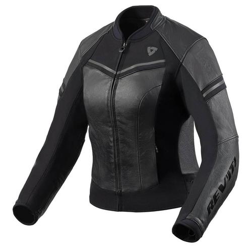 REVIT! Median Ladies Jas Zwart Antraciet, Motoren, Kleding | Motorkleding, Dames, Nieuw met kaartje, Jas | leer, Verzenden