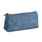 Bombata Denim Etui - Driehoek - Kunstleer - Blauw, Diversen, Schoolbenodigdheden, Verzenden, Nieuw