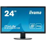 iiyama ProLite E2483HS - 24 inch - 1920x1080 - DVI - HDMI -, Computers en Software, Monitoren, Verzenden, Nieuw